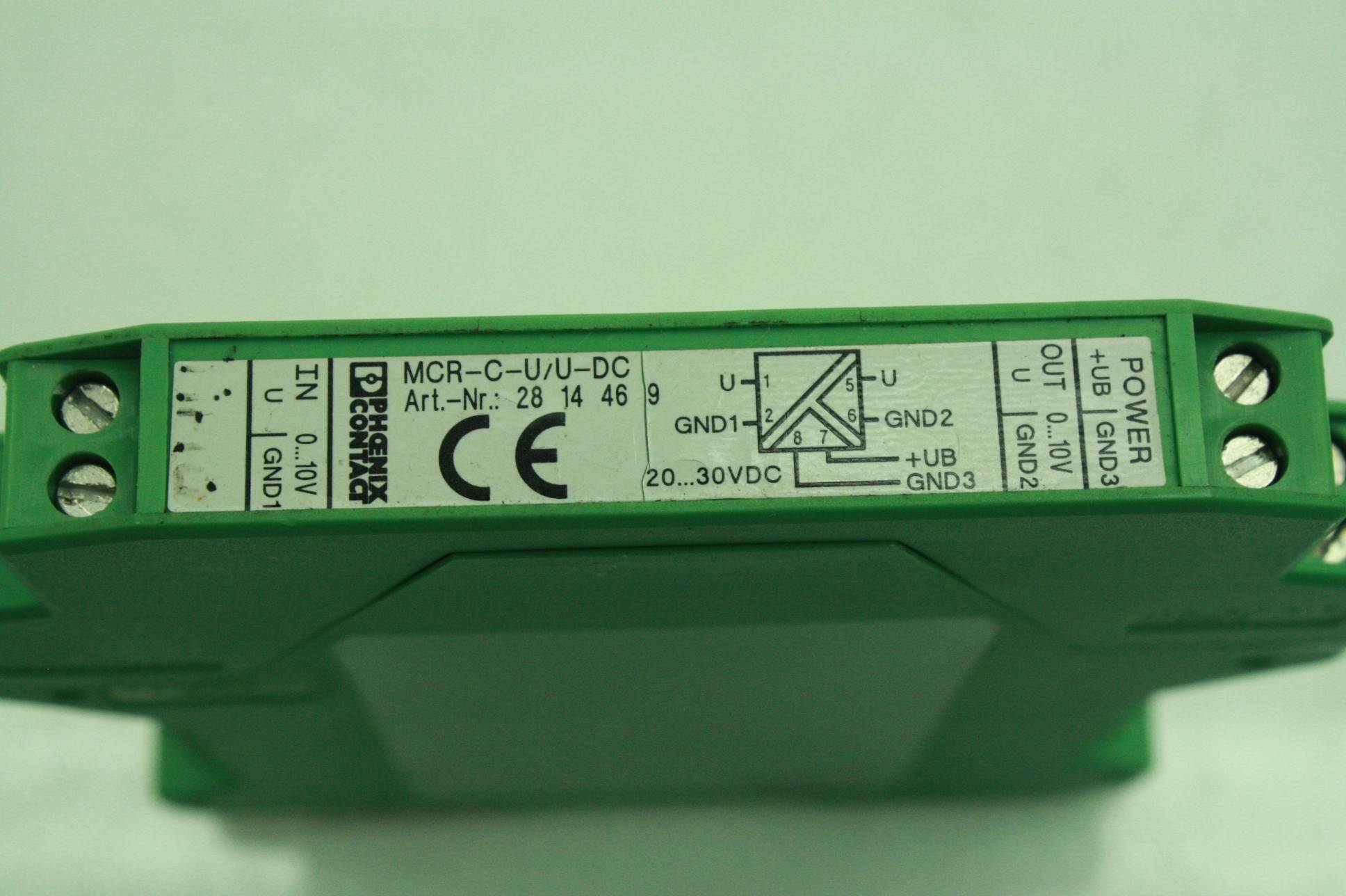 Phoenix Contact MCRCU/UDC Signal Conditioner Voltage Isolation