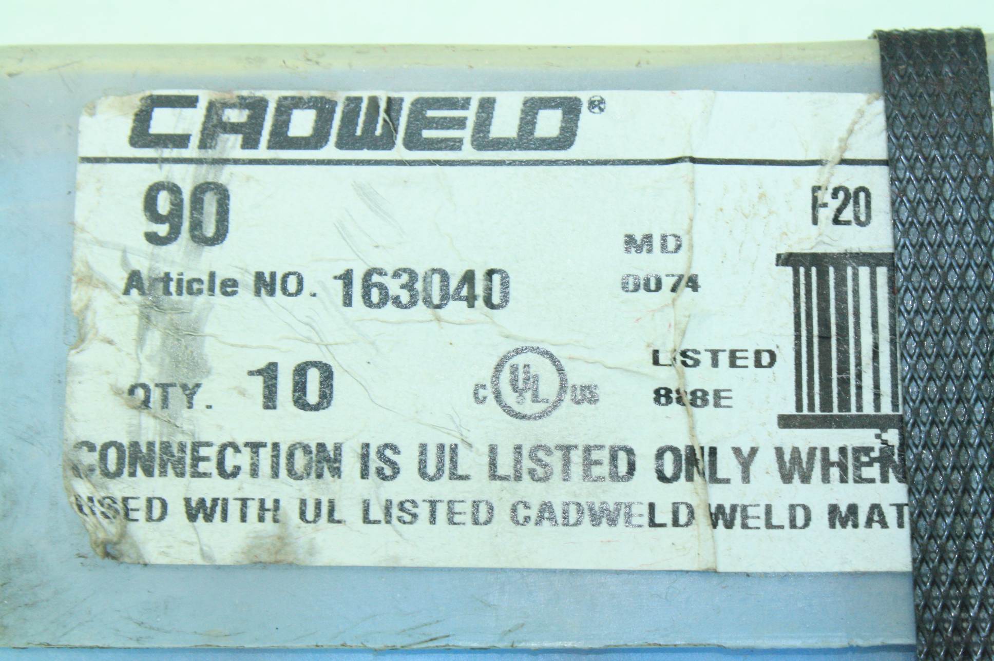 New 10 Pack Of Cadweld 163040 90 Welding Shot Material Copper Steel 