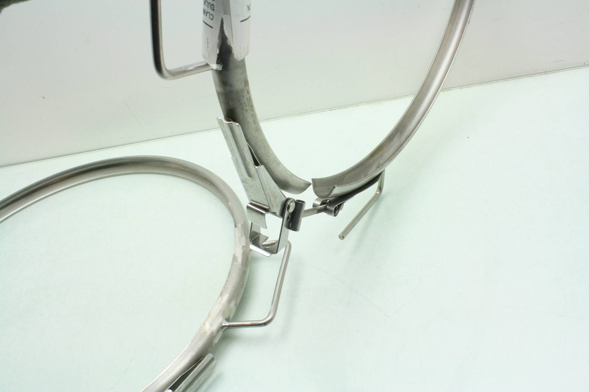 2 New Stainless Steel 13.2 Gallon Drum/Barrel Clamp Rings 645020 17