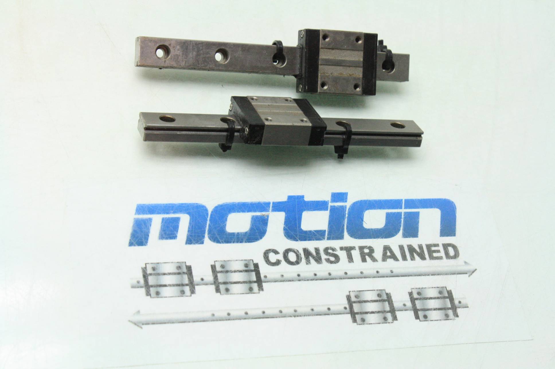 Pair of Misumi SSEBZ13 Blocks on 120mm Linear Guide Rails eBay