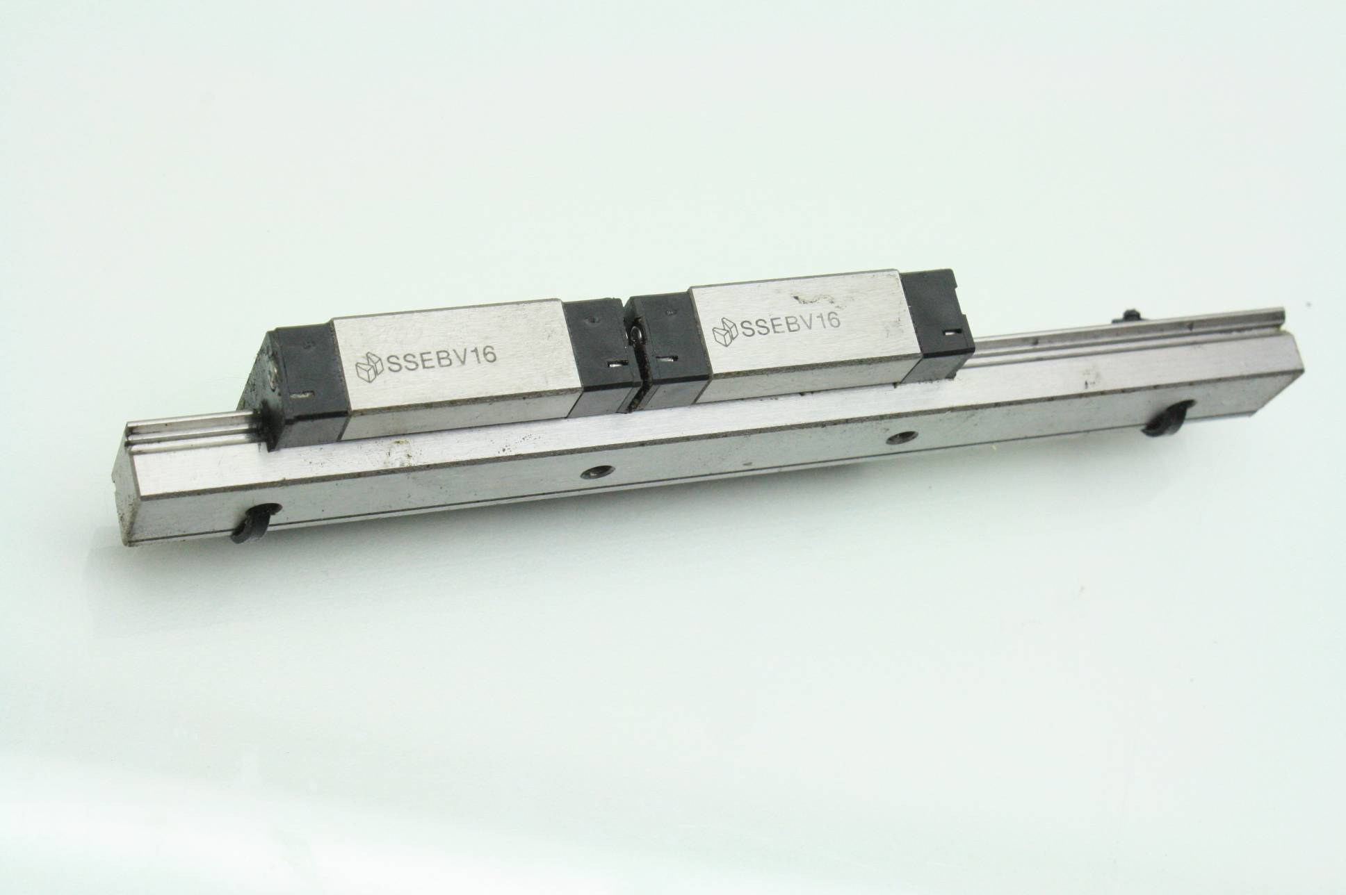 Lot of Two Misumi Barden Linear Motion Guide Rails with SSEBV16 Blocks