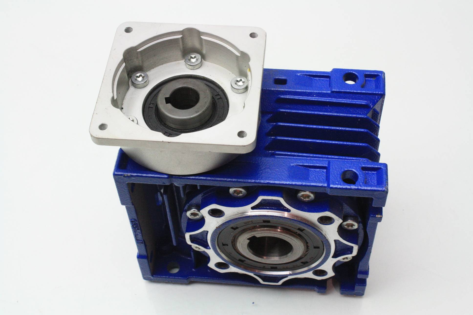 Motovario NMRV/050 Precision Worm Gearhead 20:1 Ratio Right Angle Gear ...