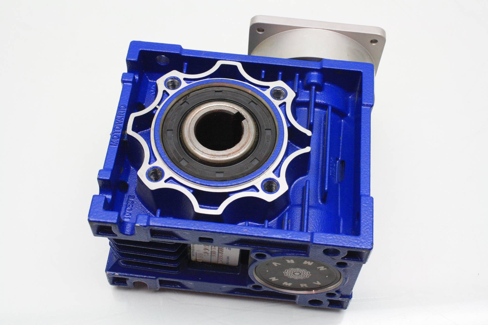 Motovario NMRV/050 Precision Worm Gearhead 20:1 Ratio Right Angle Gear ...