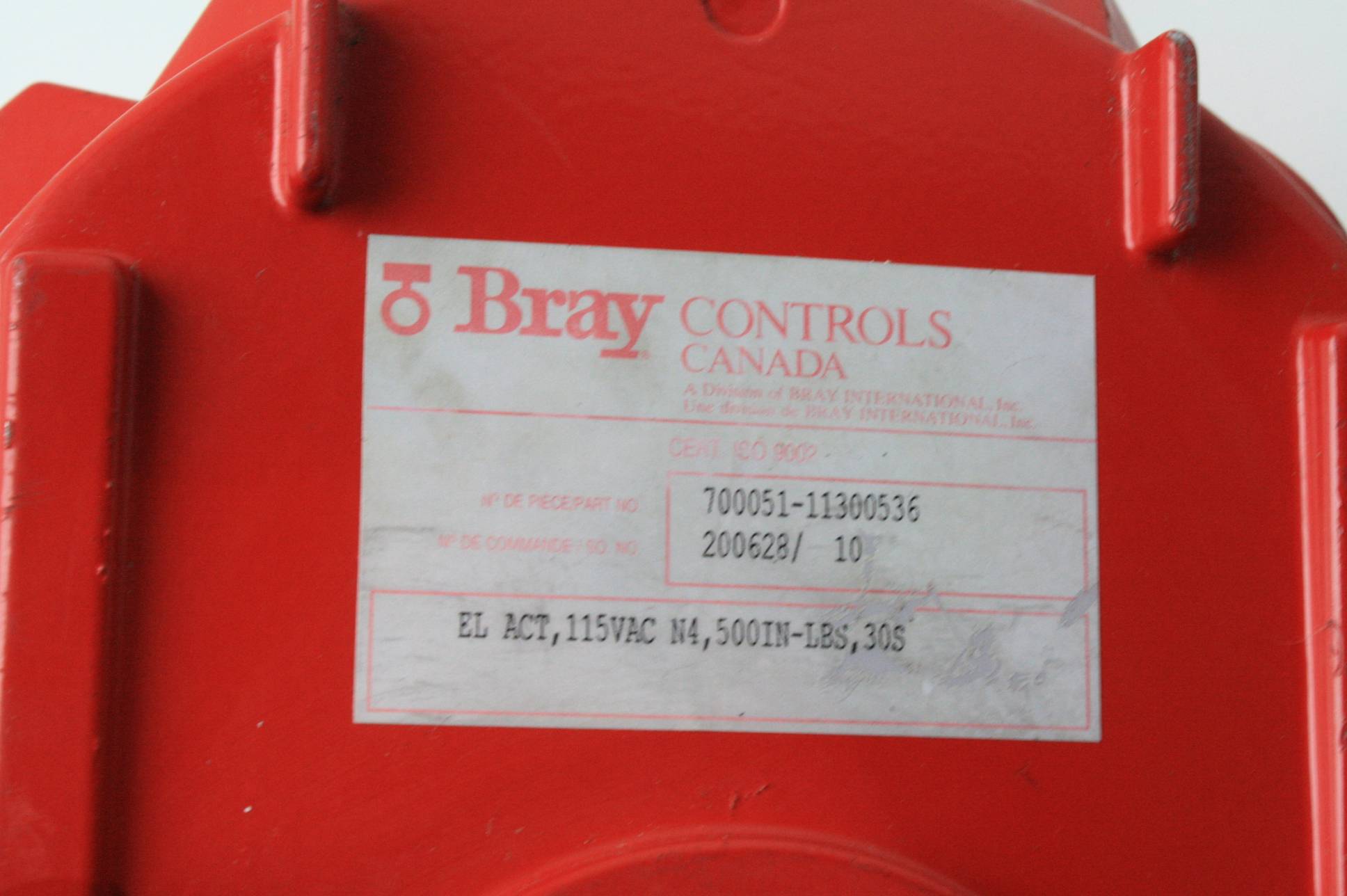 Bray Controls Series 70 Electric Valve Actuator 70005111300536