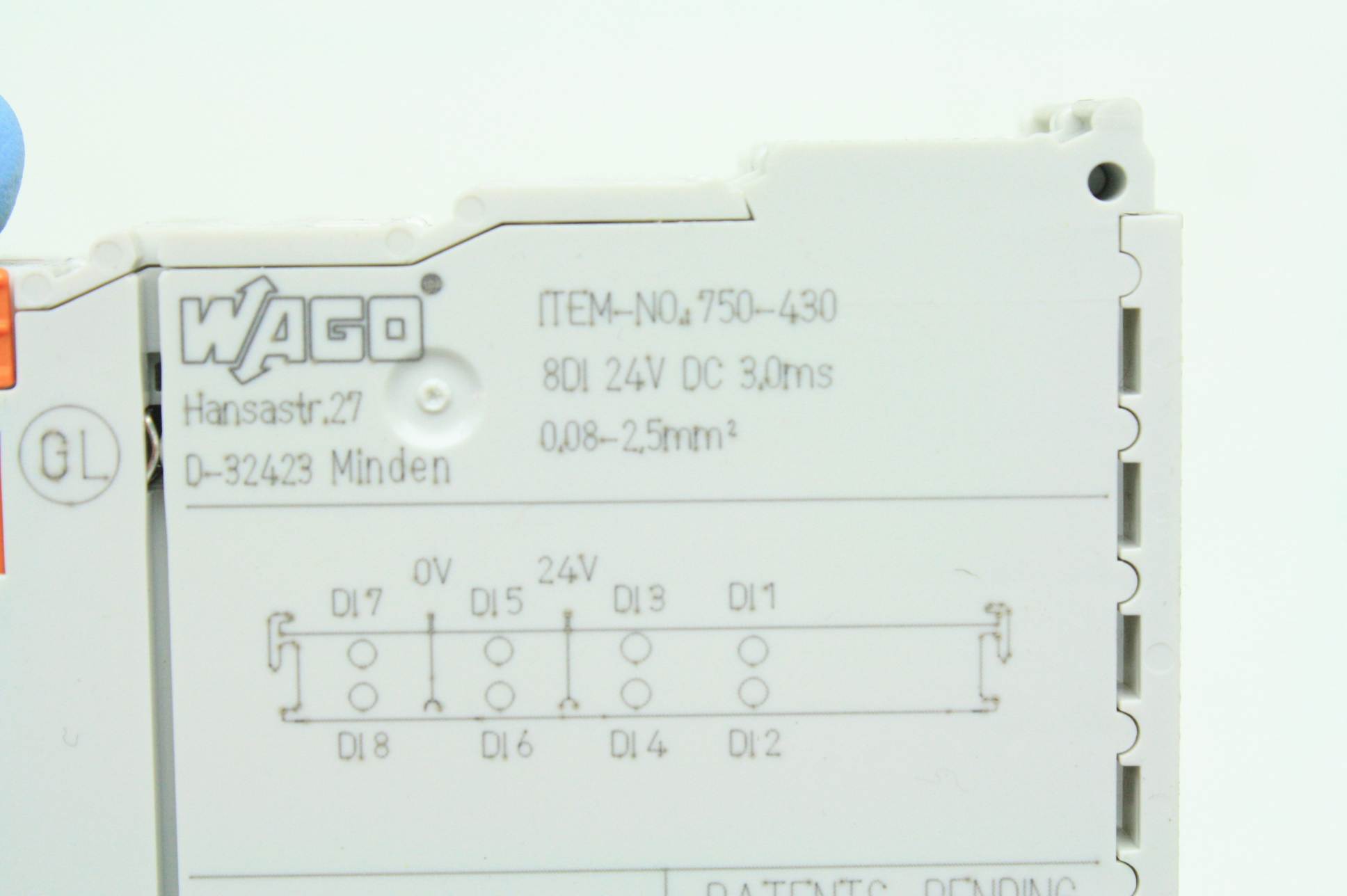 Lot of 2 Wago 750-430 8 Channel Digital Input Modules / 24V DC | eBay