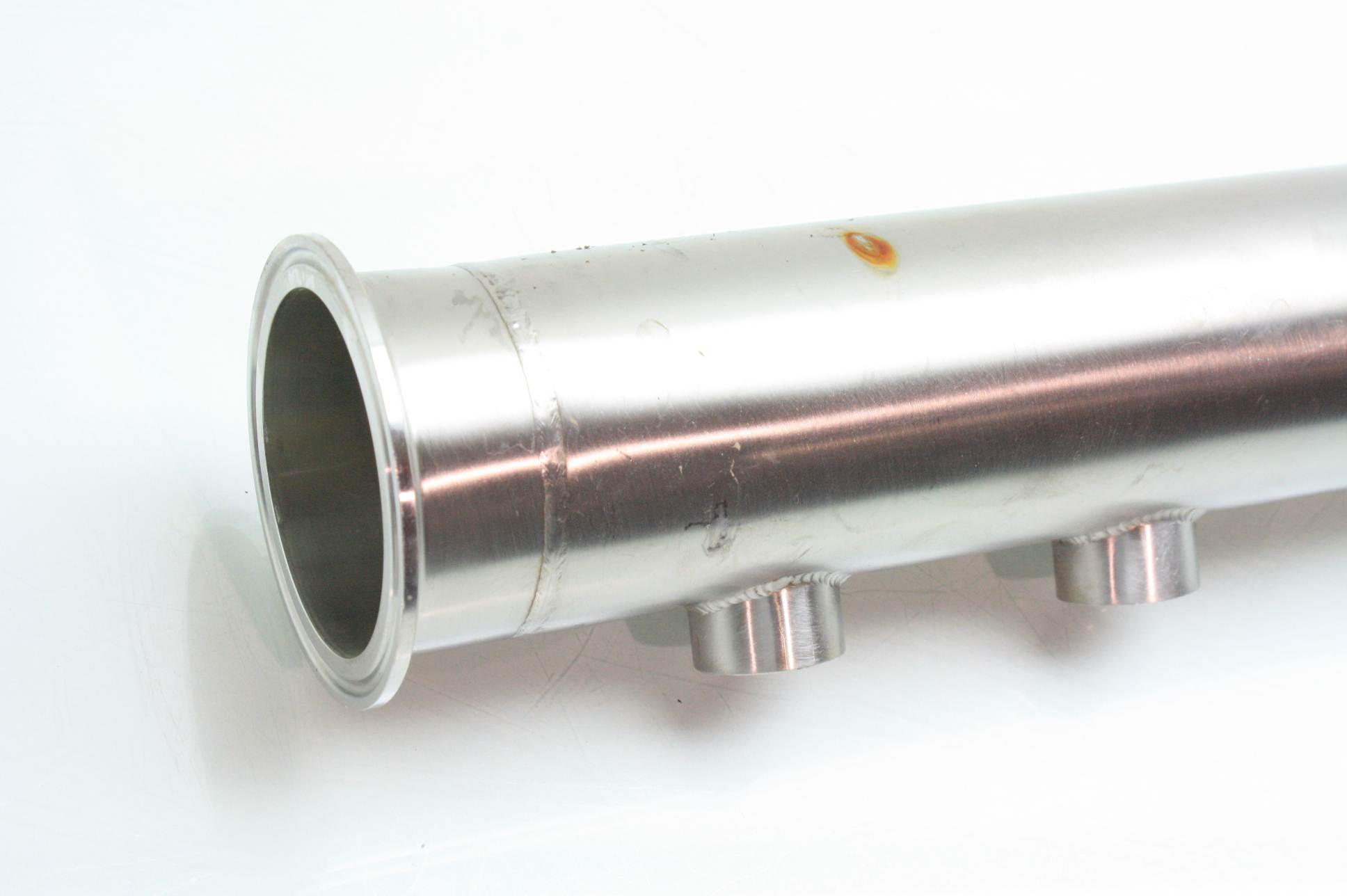 21/2" TriClamp Stainless Steel Sanitary Tubing 601/4" Long Manifold