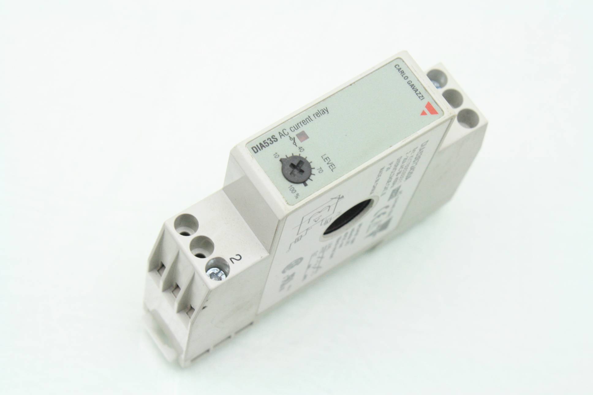 Carlo Gavazzi AC Current Relay / DIA53S72420A / DIN Rail Current