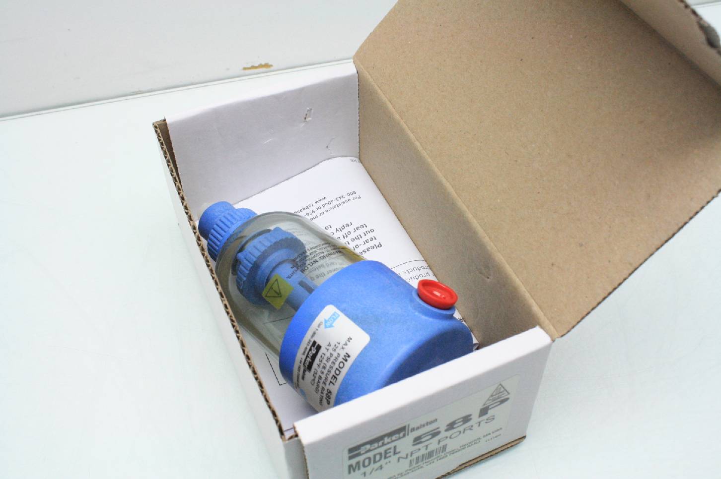 Parker Balston 58P Filter Housing 125 PSI Air / Water 1/4" NPT Ports eBay