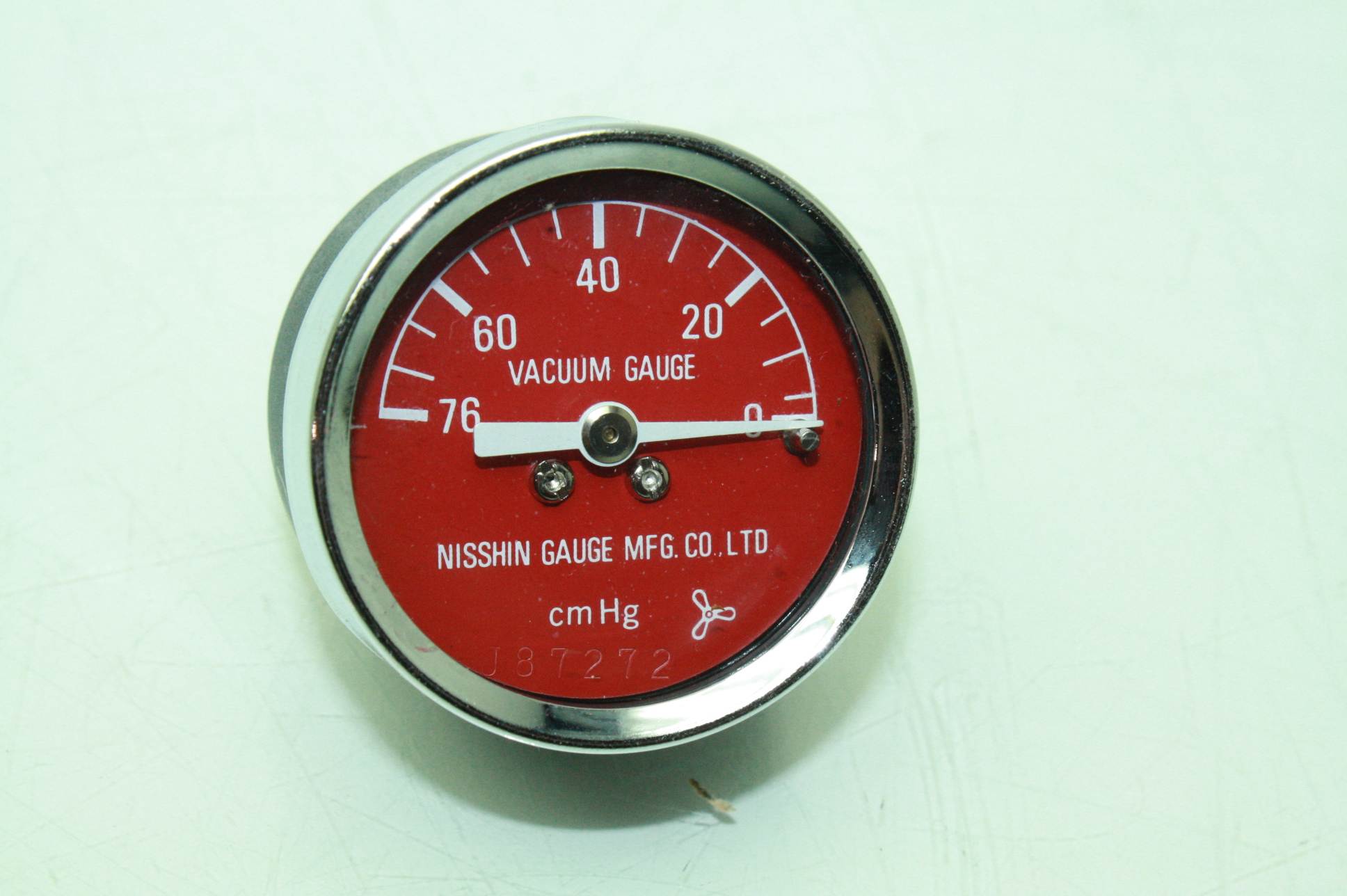 Lot 5 Nisshin Gauges (x2) Vacuum Gauges 076 cm Hg (x3) Pressure Gauges