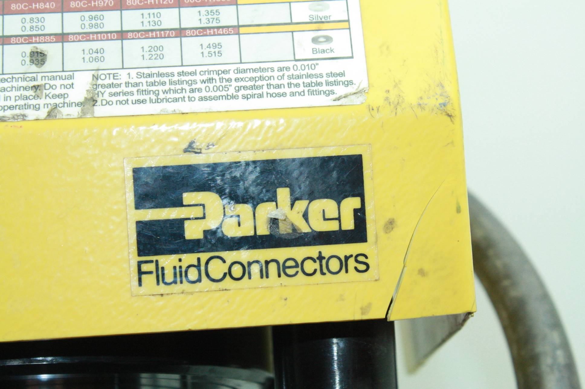 Parker KarryKrimp 2 Hydraulic Hose Crimper Part Number PH/KK2