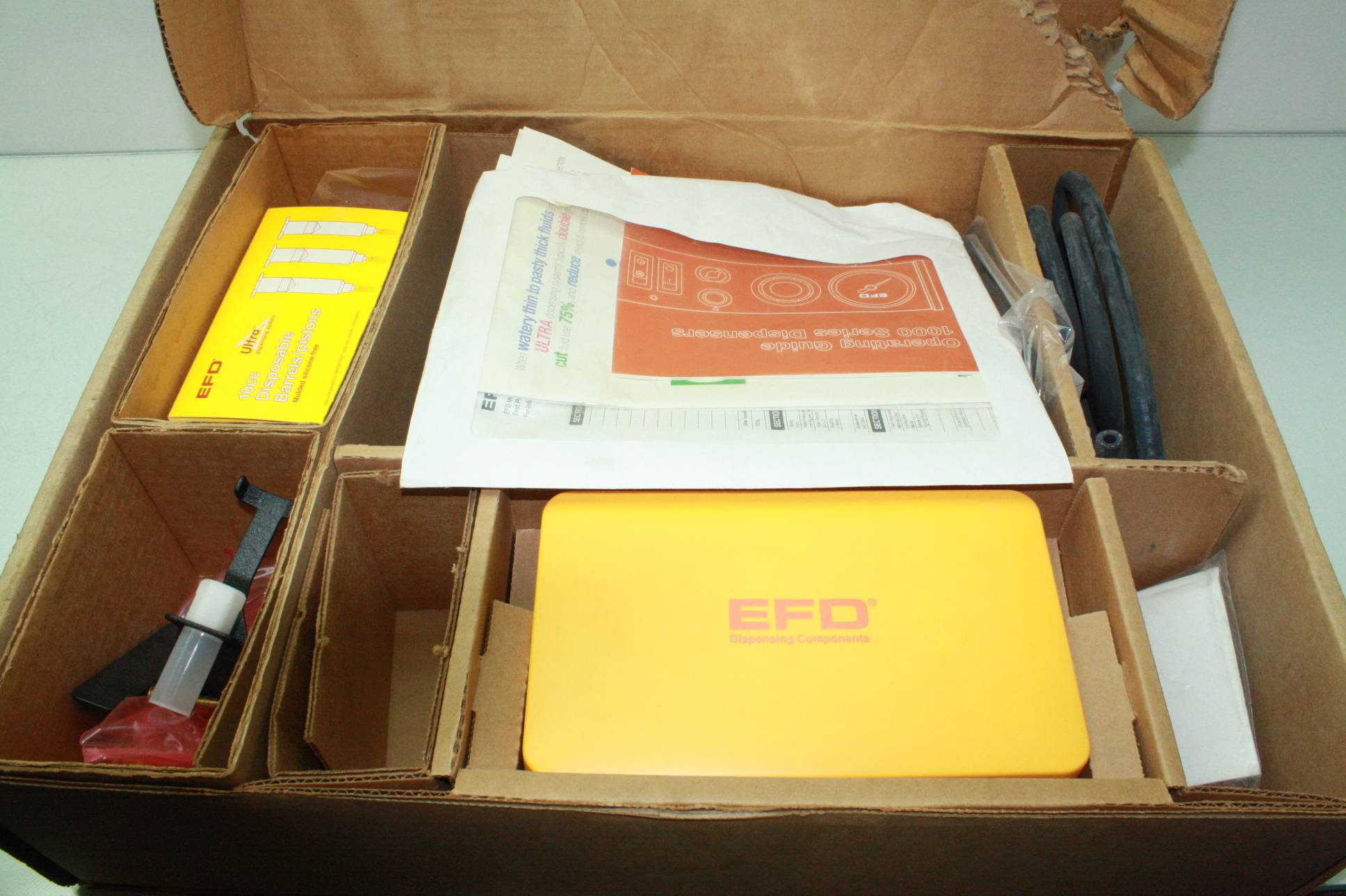 New EFD 1000XL Epoxy/Liquid Adhesive Dispenser Dispensing Tips Complete