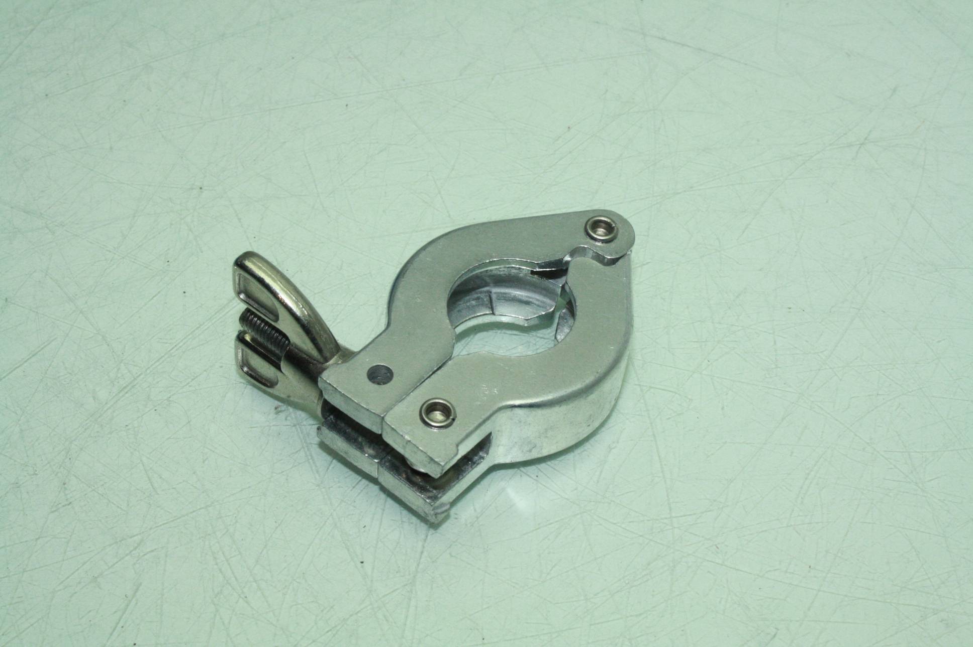 Lot of Ten 3/4" Circular Flange Clamps High Vacuum Sanitary TriClamp