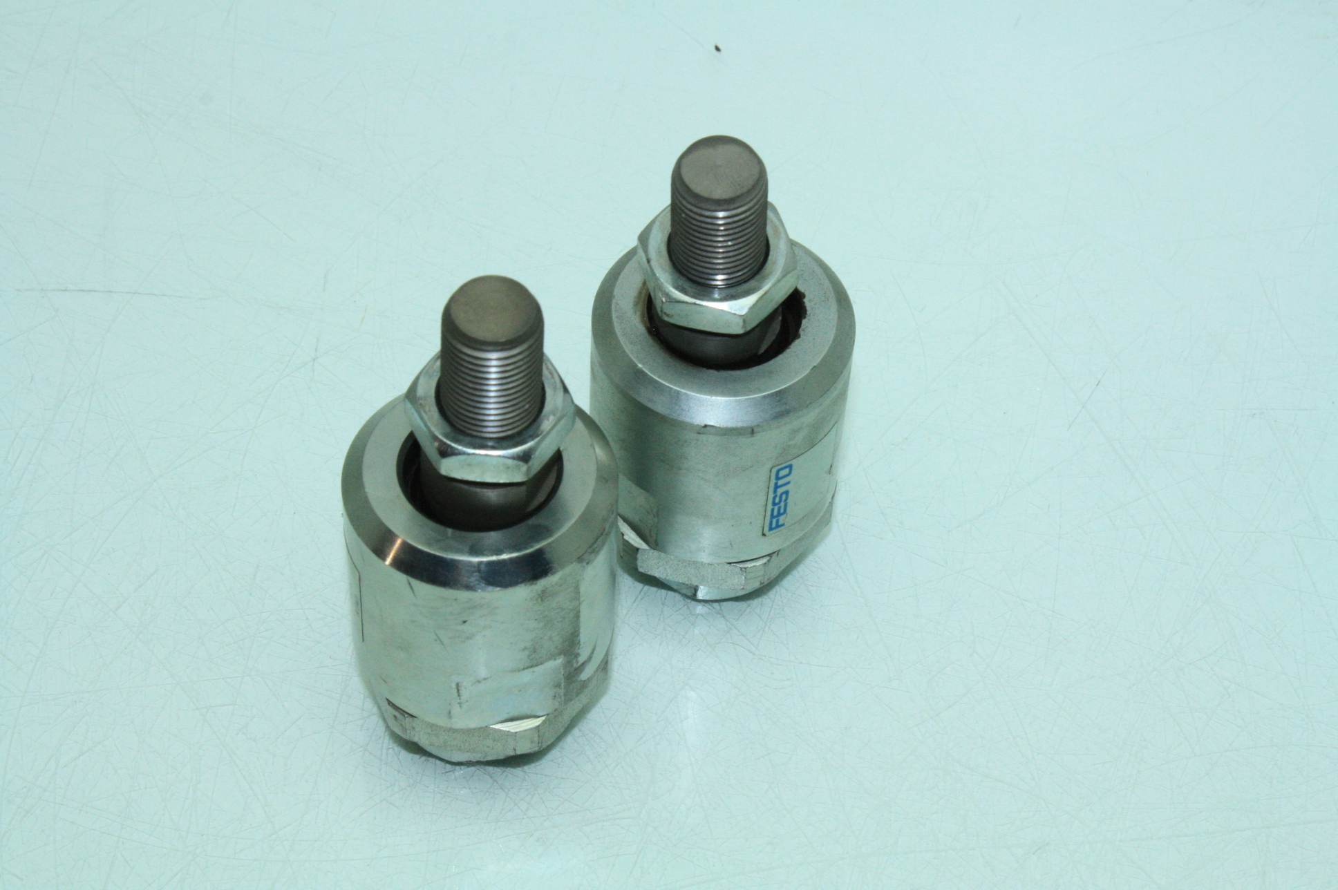 Lot of Two Festo FKM16X1.5 Self Aligning Rod Coupler M16 X 1.5MM Thread