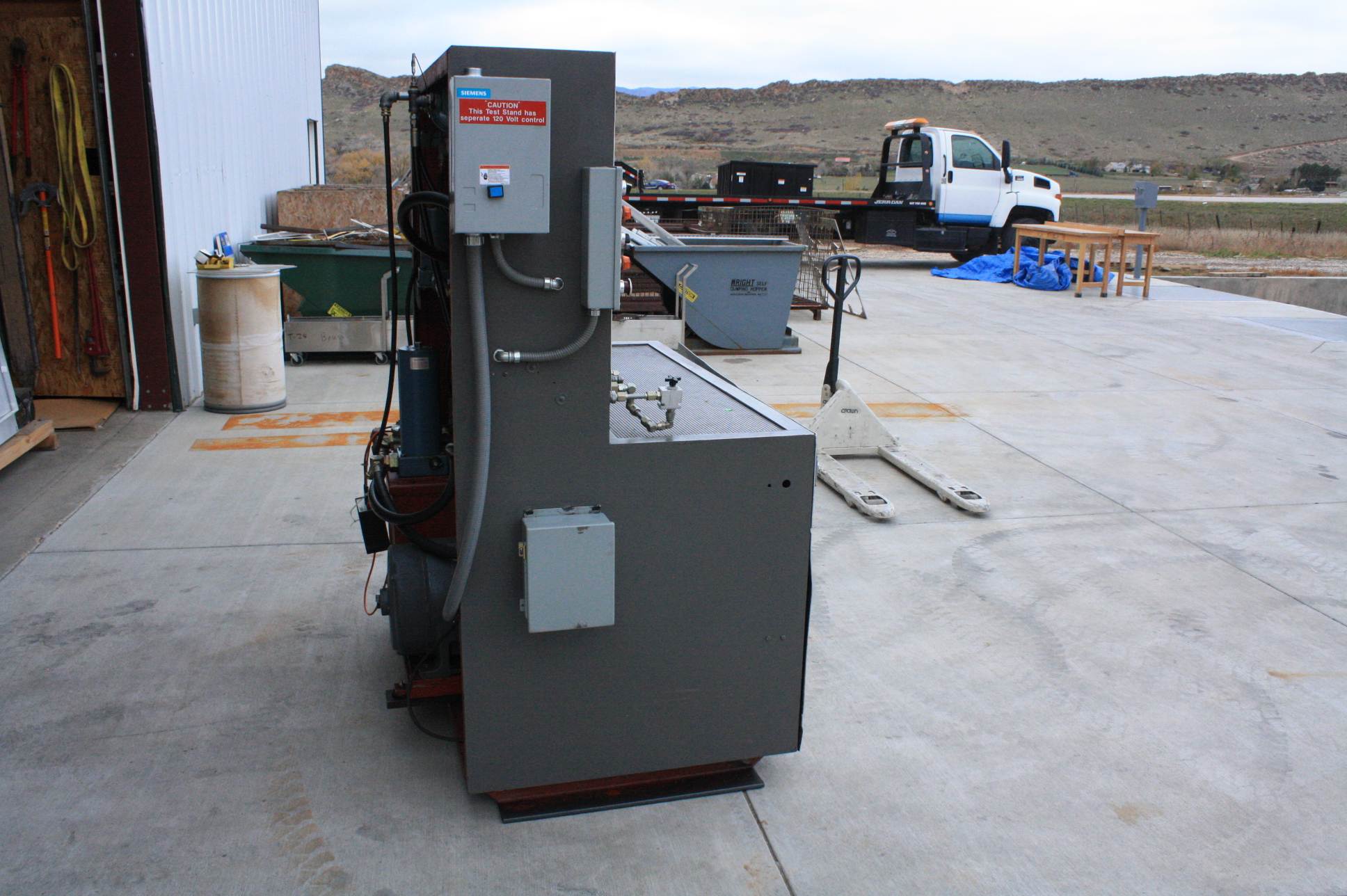 30 HP Hydraulic Test Bench Rexroth AA10VS028DFR/31R Hydraulic Power