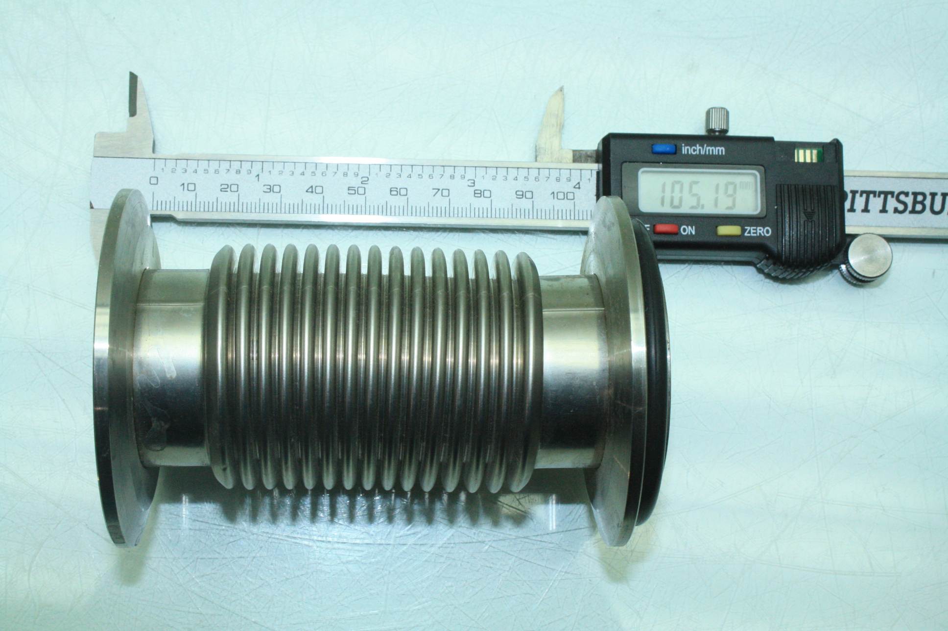 MKS Stainless Steel Vacuum Bellow Tubing Fitting 40mm Bore ISOKF40