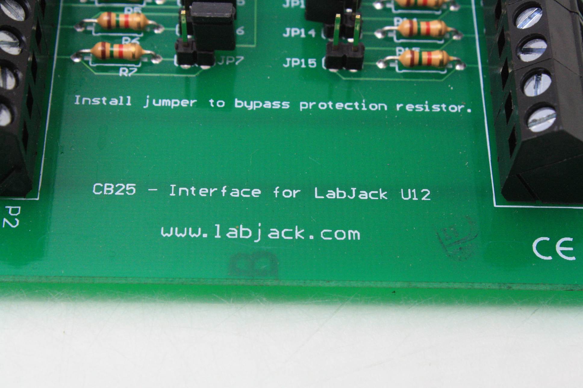LabJack CB25 Interface Breakout Board For U12 USB Data Acquisition