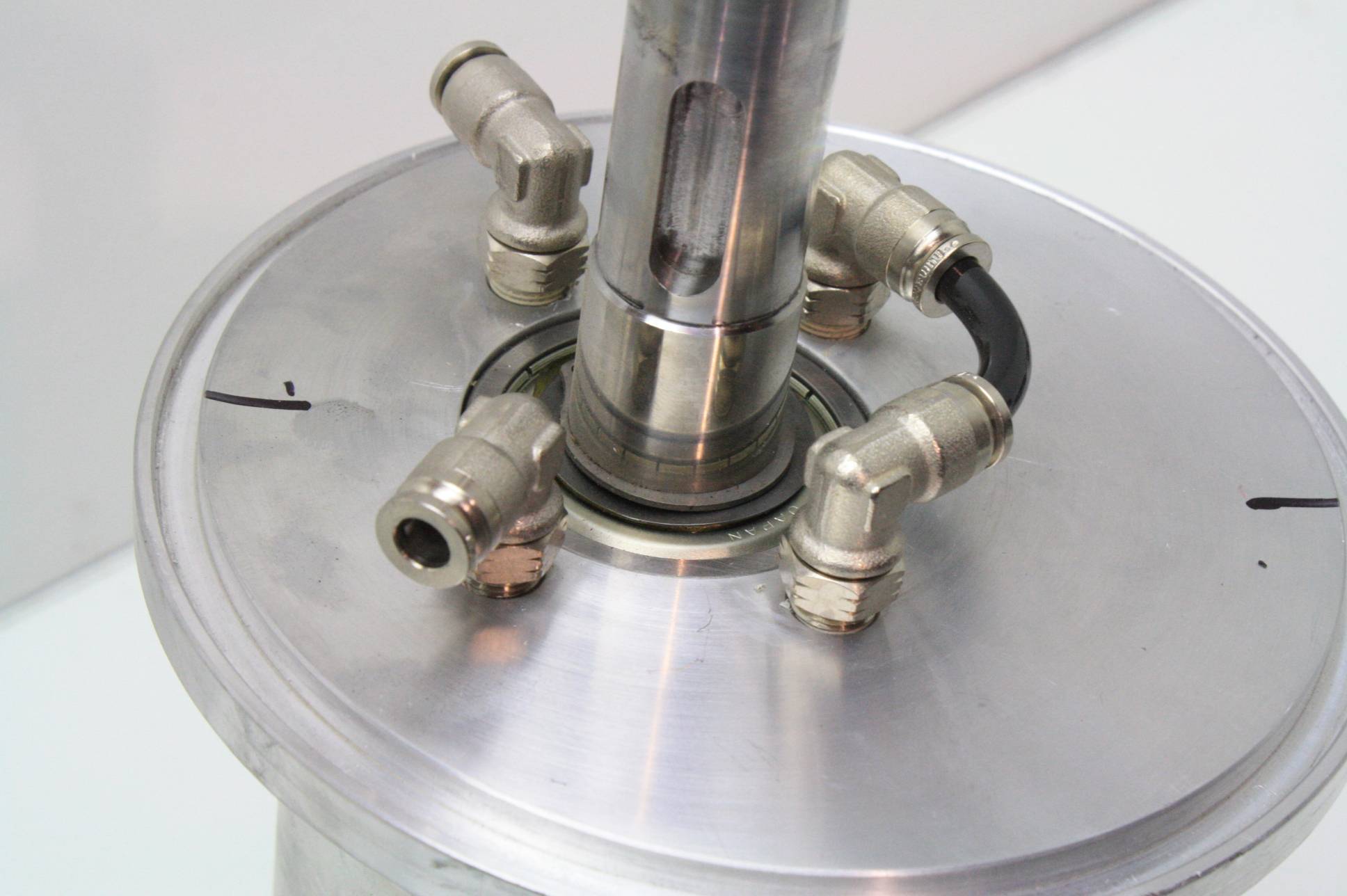 Liquid Cooled Vacuum Chamber Spindle Housing 12" Long Nachi 6206ZE