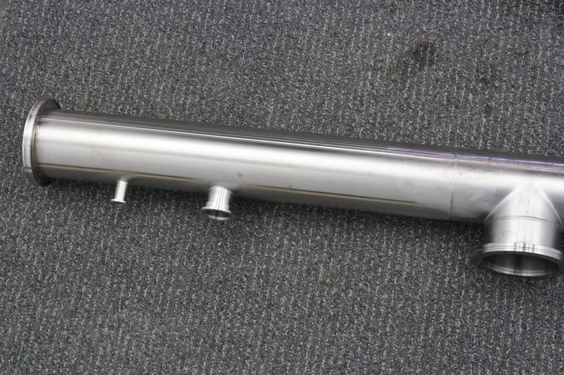 Stainless Steel High Vacuum Tubing ISO100K / 1455mm Long / ISOK DN100