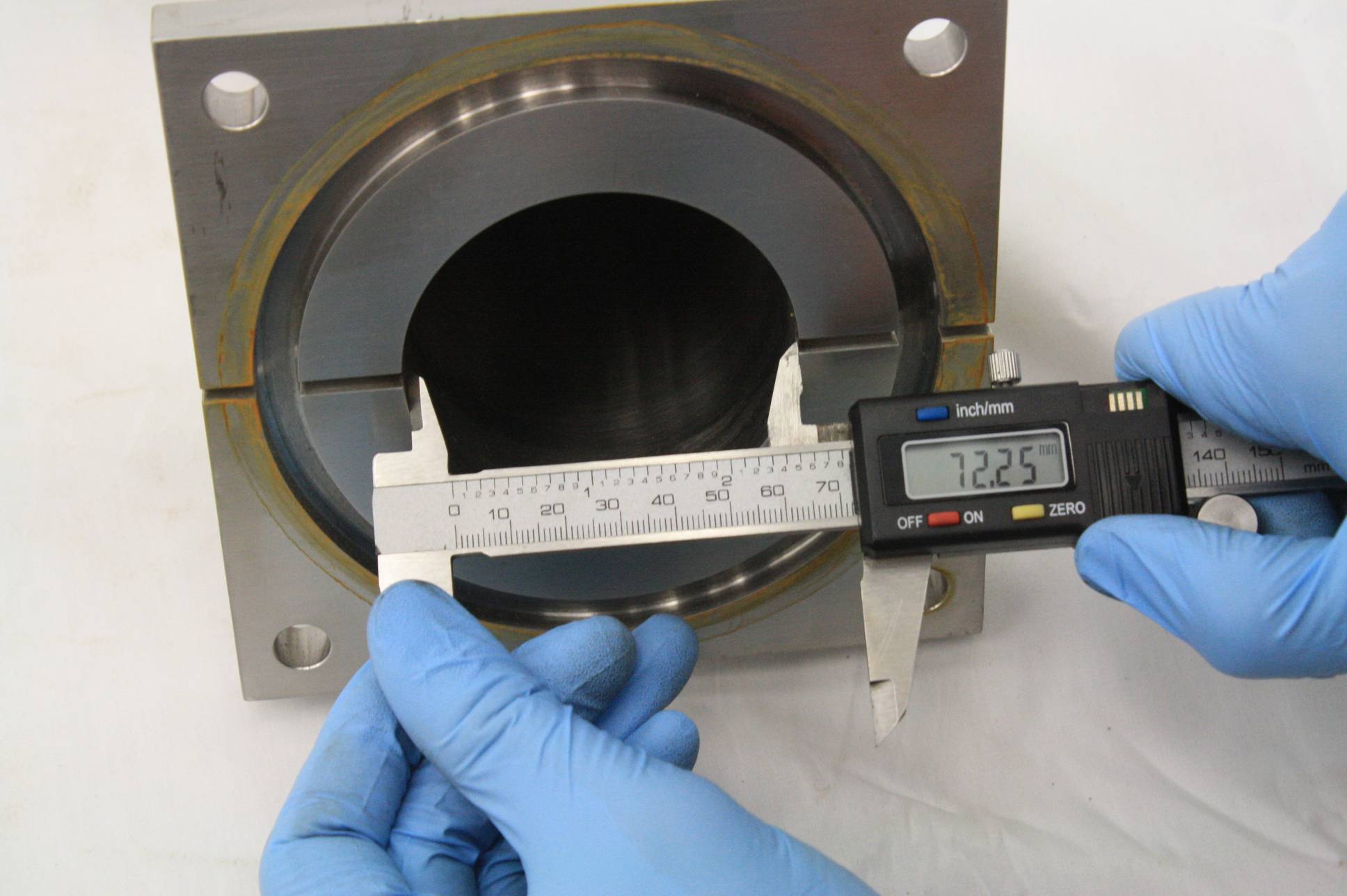 MDC Stainless Steel High Vacuum Tubing 63" Long / ISOK DN100 Flanges