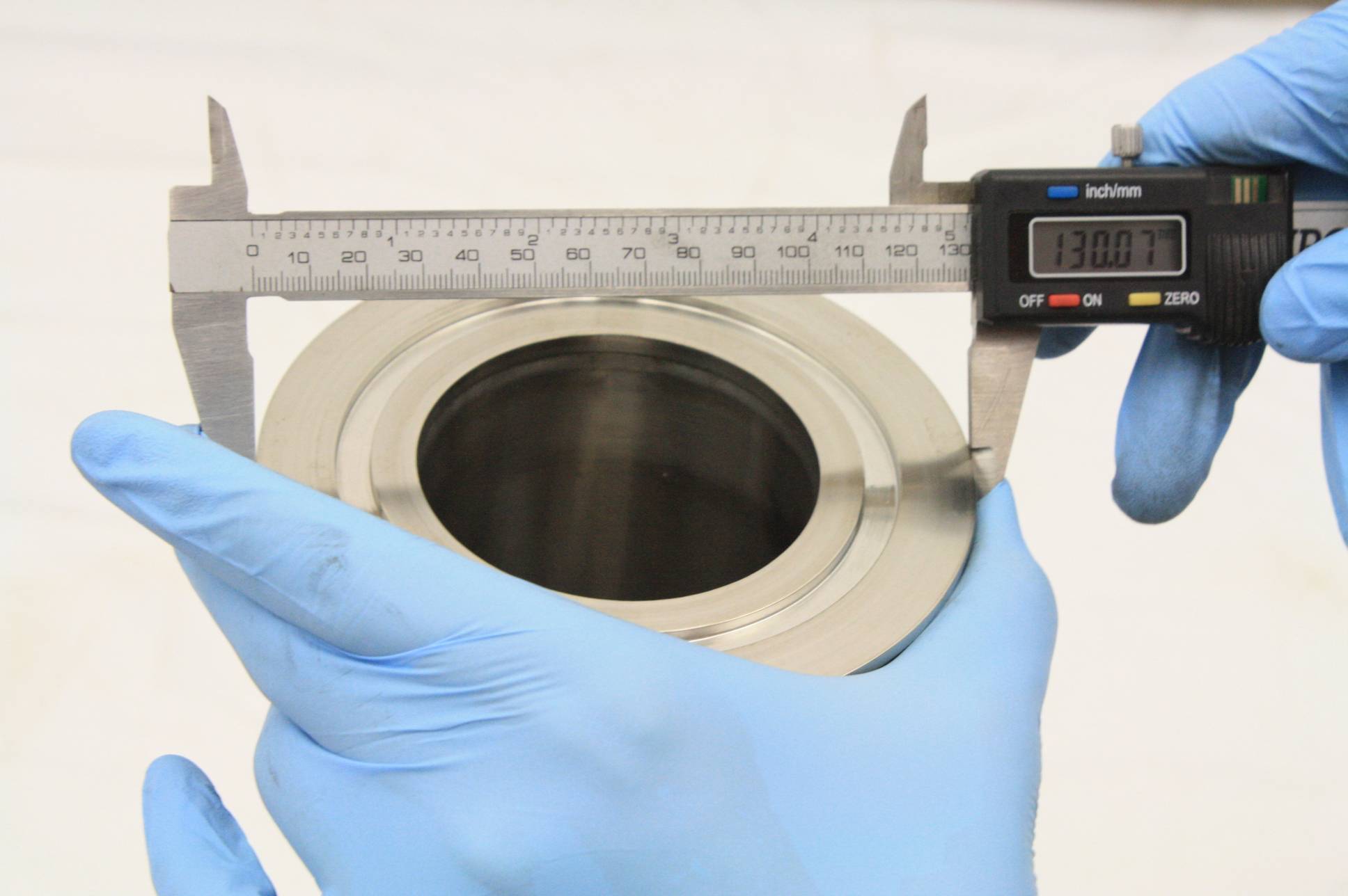 MDC Stainless Steel High Vacuum Tubing 63" Long / ISOK DN100 Flanges