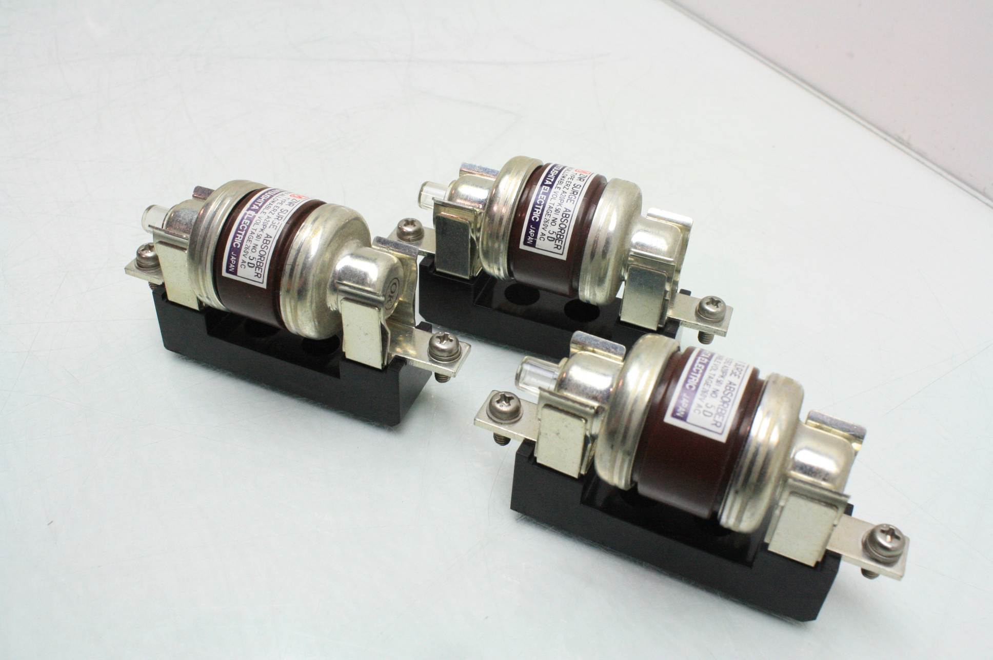 3 Matsushita Electric ZNR Surge Absorbers ERZA20PK501, 260VAC eBay