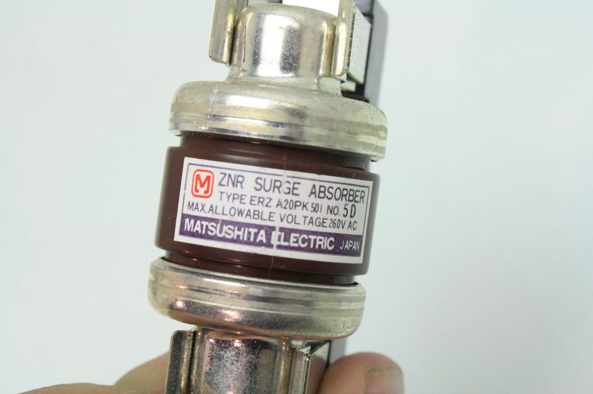 3 Matsushita Electric ZNR Surge Absorbers ERZA20PK501, 260VAC eBay