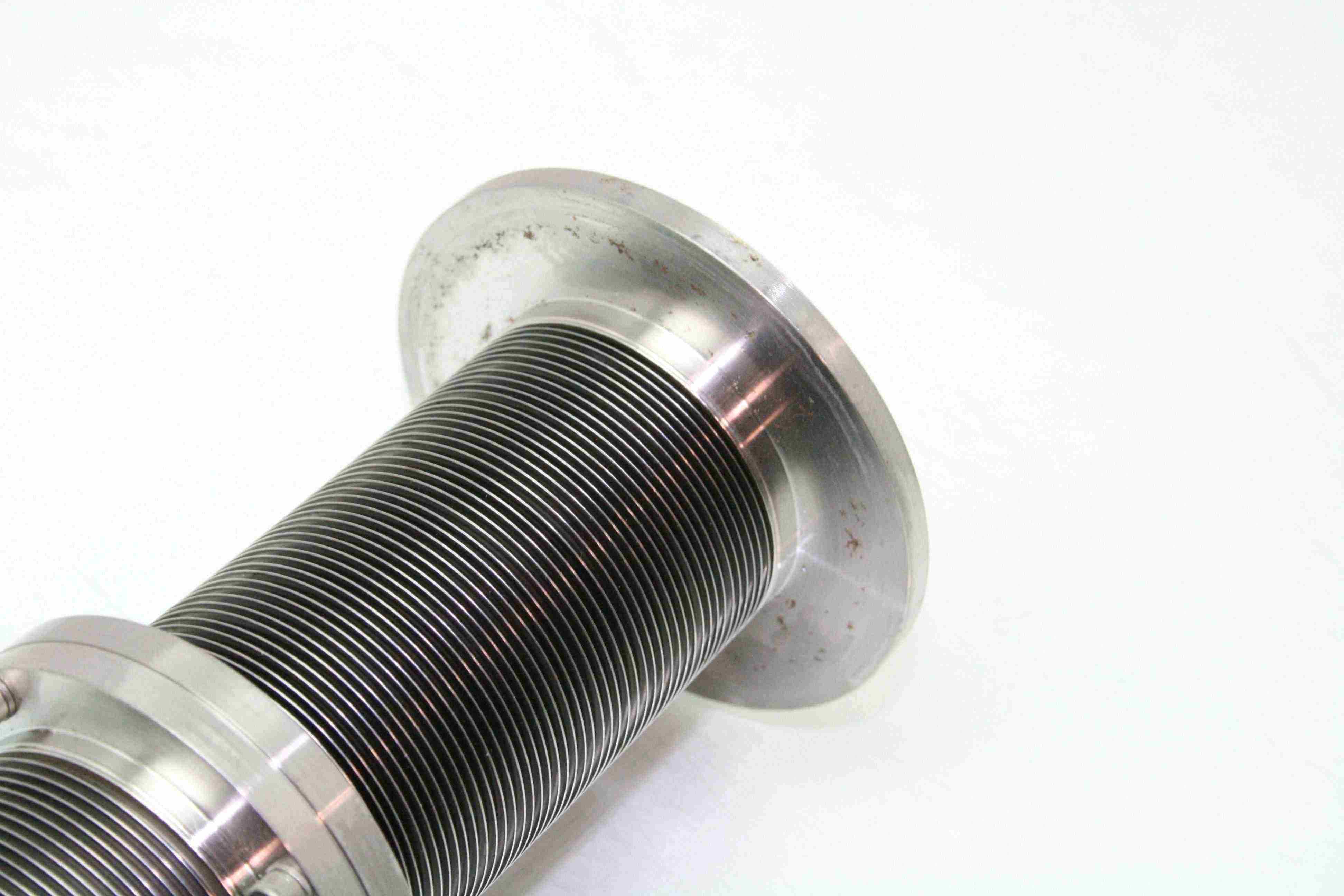 Metal Flex High Vacuum Welded Bellows Tube Linear Feedthrough 305mm